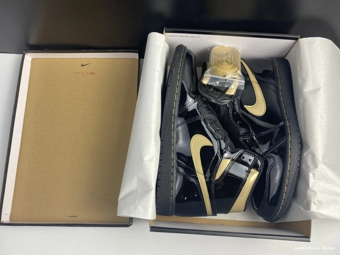 Rep HIGH GOLD JORDAN RETRO BLACK AIR METALLIC 1 555088-032 (2020) 0815
